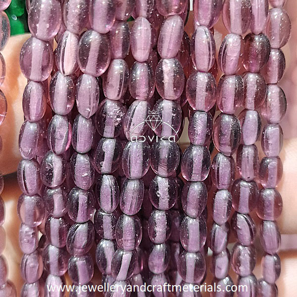 Flat Oval Beads for DIY Jewelry and craft 10