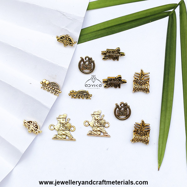 Assorted Charm Combo Set for Rakhi Making 10