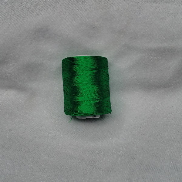 green Silk Thread for Embroidery 