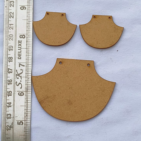 MDF Pendent earring 13