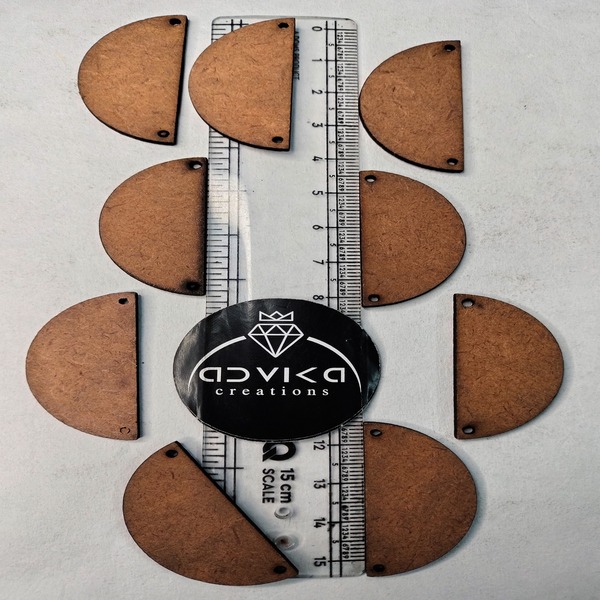 Half Circle MDF cutting 4 cm