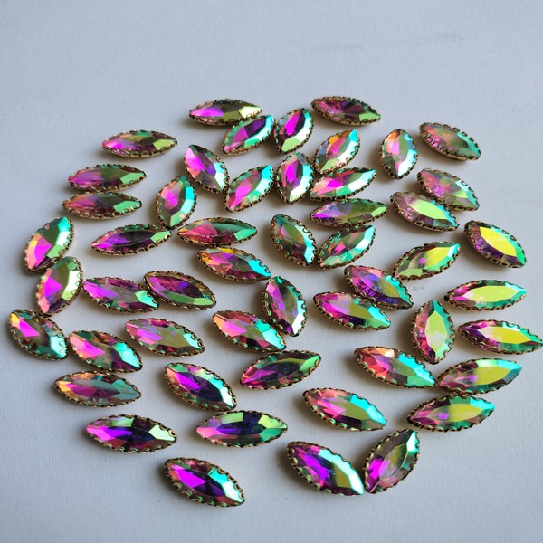rainbo eye shape clipstone 15 mm