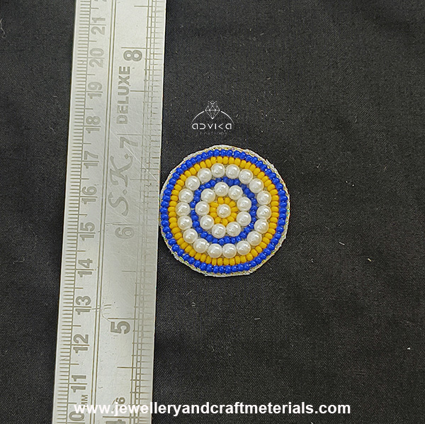 Embroidered circle 23