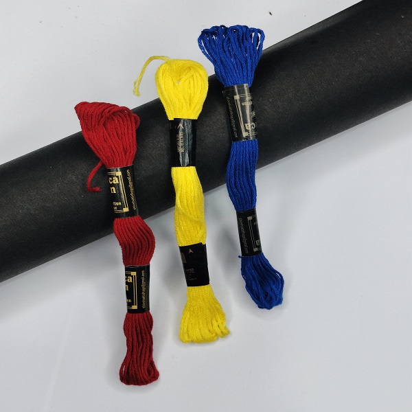 Embroidery thread DIY combo of 3 colors