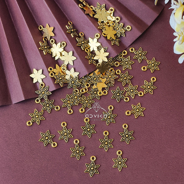 Star leaf golden charms