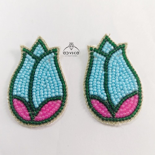 embroidered patch for jewellery making