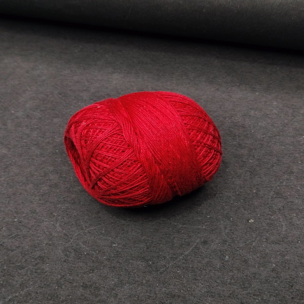 Maroon crochet thread