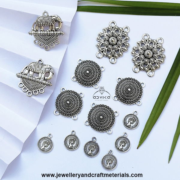 Designer Oxidized charm combo 02