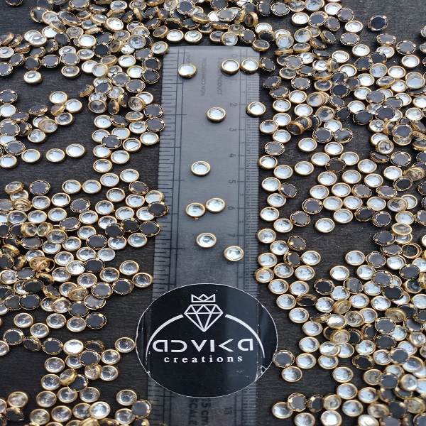 Round fitting stone M size for DIY