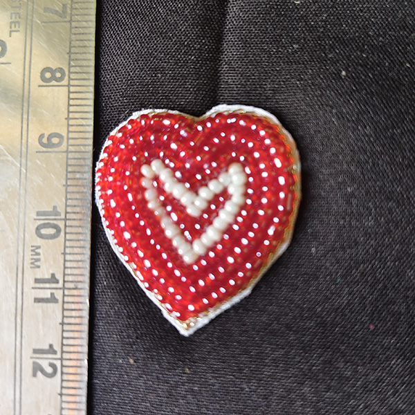 Heart shape patch