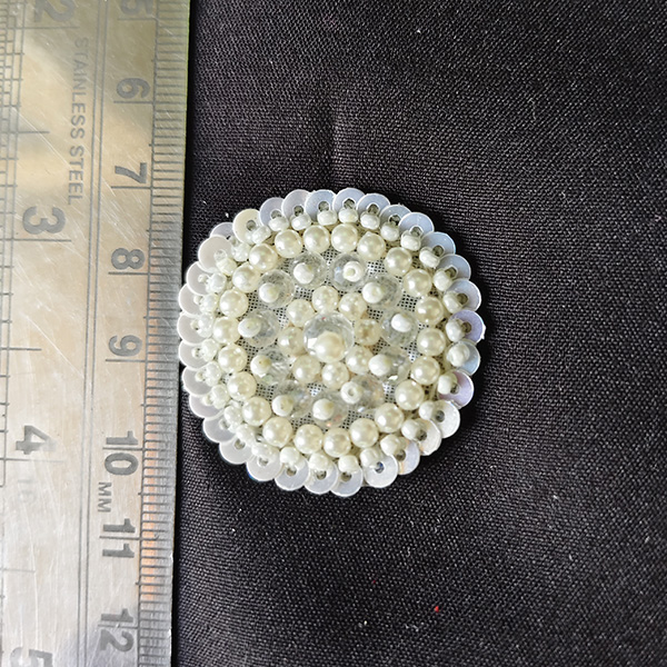 Embroidered circle 13