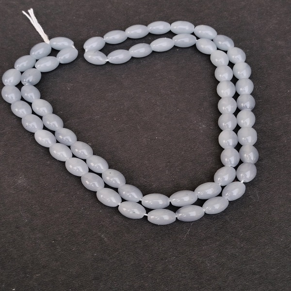 Gray Oval beads