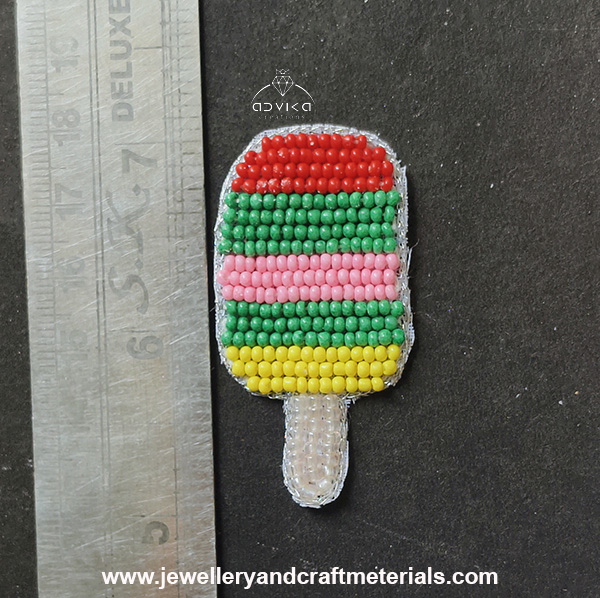  Embroidered Ice Cream Patch