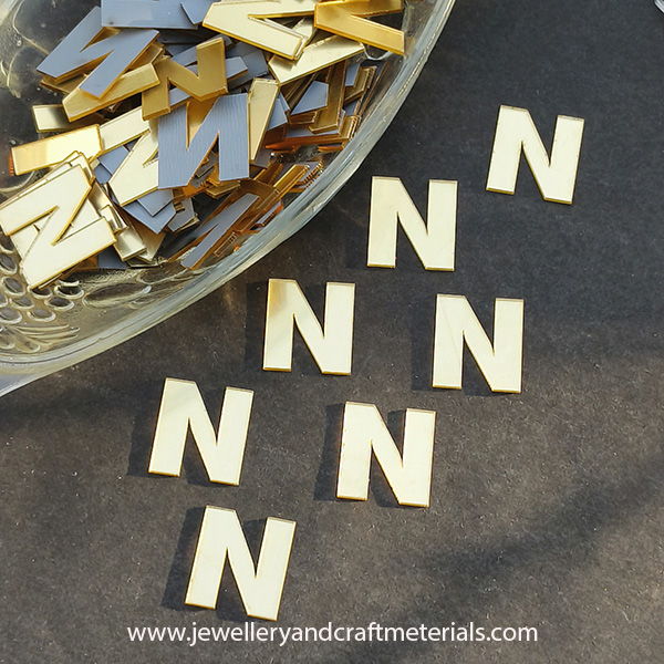 N alphabet 1 inch cutout
