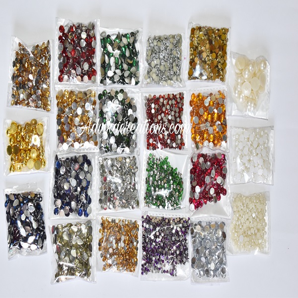 Acrylic kundan combo pack