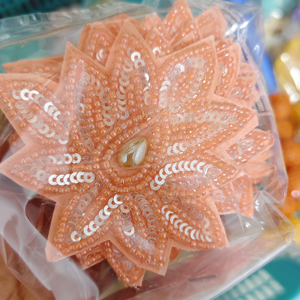 Designer Floral Embellishment Patch 