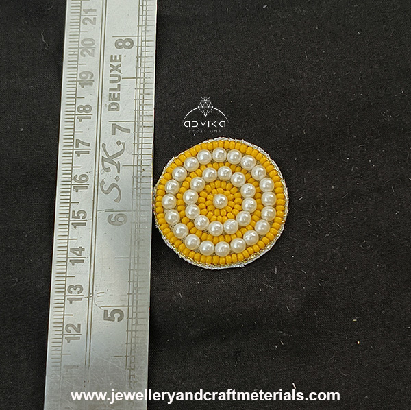 Embroidered circle 26