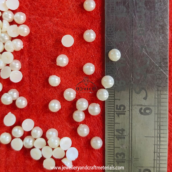 Circle Half-Cut Bead 6mm