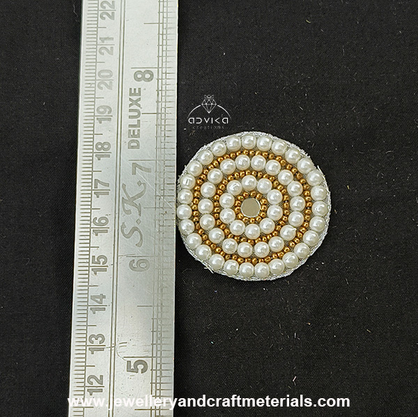 Embroidered circle 27