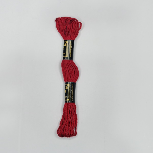 Embroidery thread DIY maroon