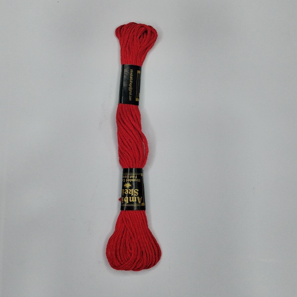 Embroidery thread DIY dark red