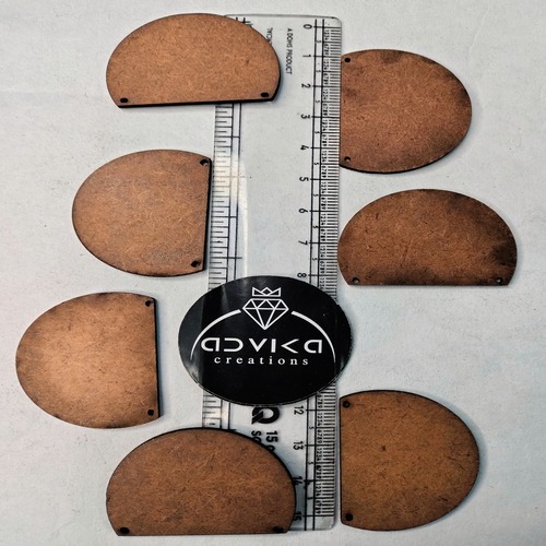 semi circle MDF base 4 cm