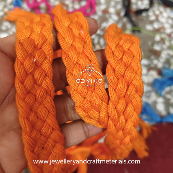 Choti necklace dori orange