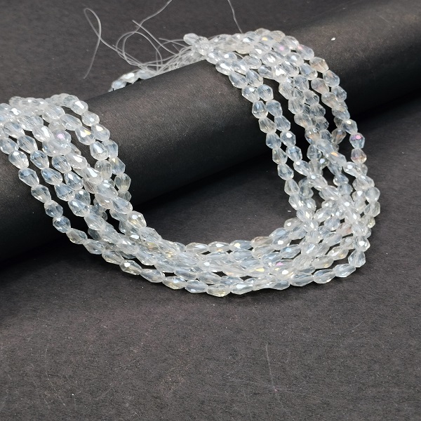 Drop shape glass beads 04