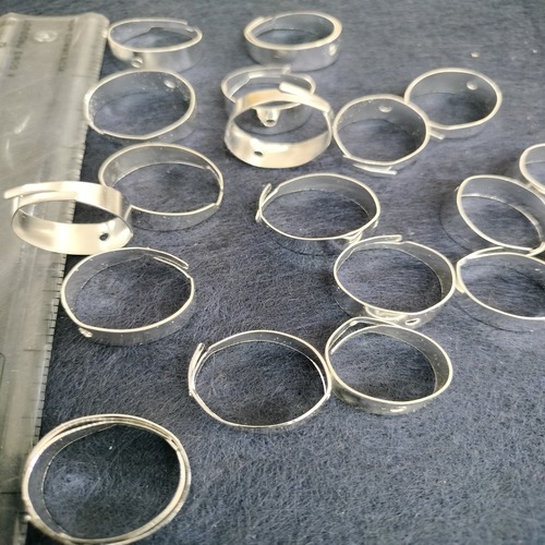 Plain Silver Finger ring base